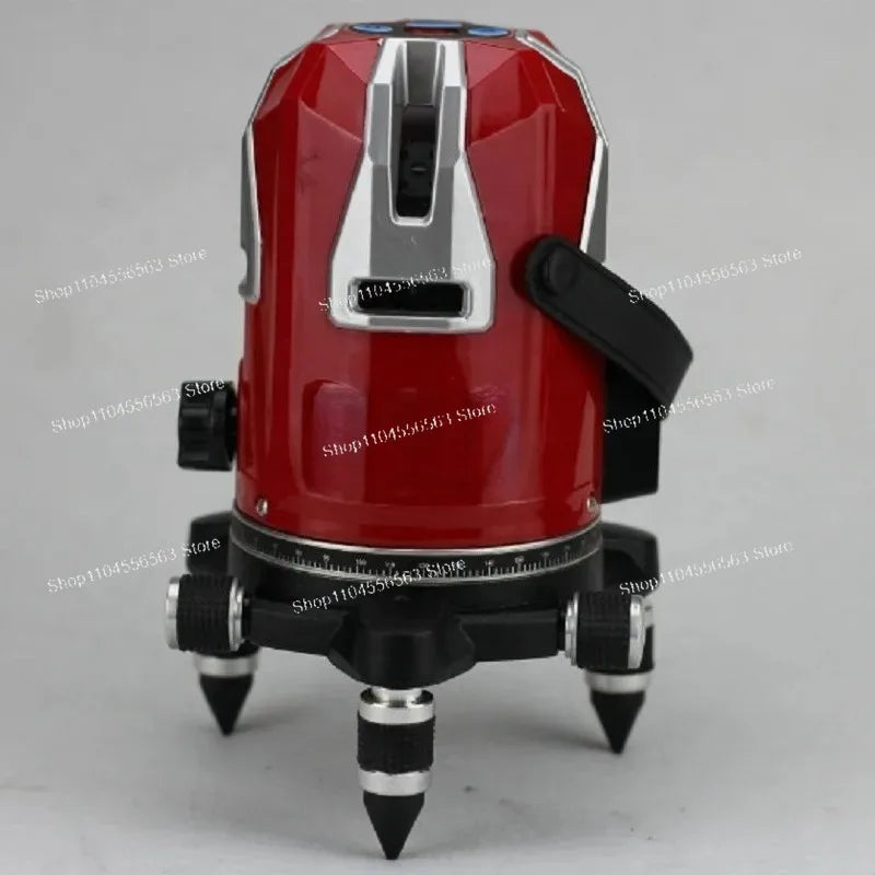 8-Line Green Beam Self-Leveling Laser Level, 4V4H High Precision, For Construction Layout & Wall Leveling