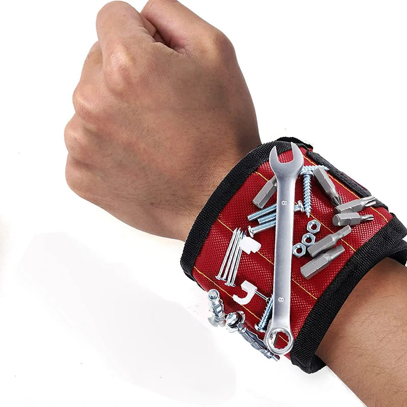 Magnetic Wristband for Holding Screws,Nails, Drilling Bits,Wrist Tool Holder Belts with Strong Magnets, Cool Gadgets