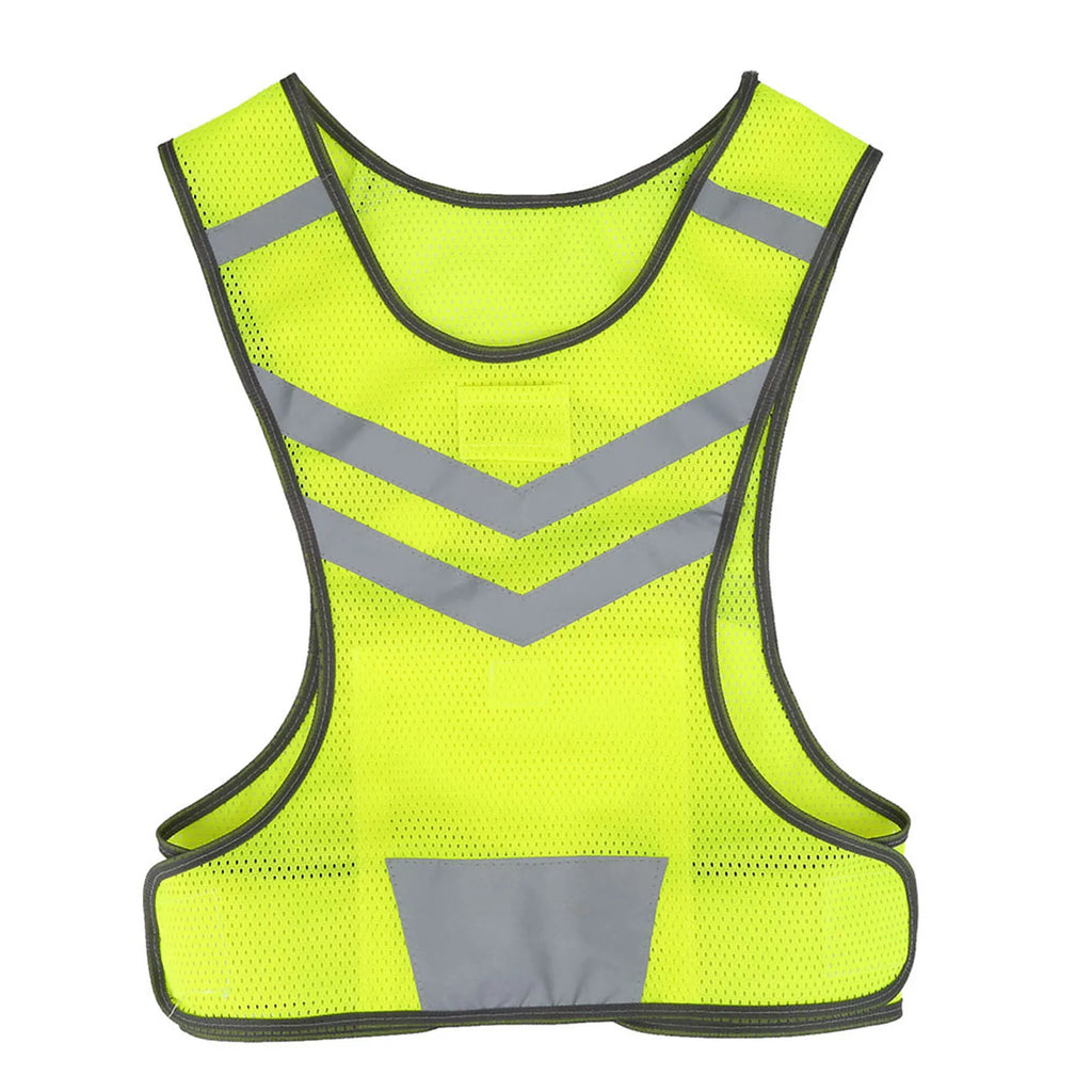 High-Visibility Adjustable Reflective Safety Harness Vest – Night Running, Cycling & Construction