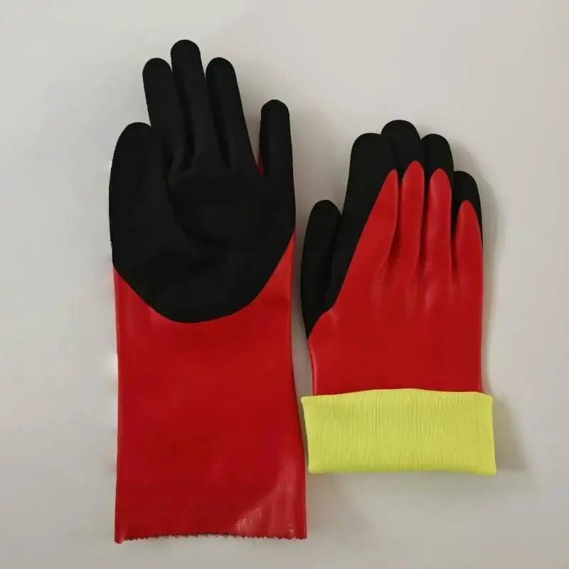Safety Work Gloves Cut Resistant Anti-Skid Soft Rubber 1 Pair Ideal for Kitchen Washing Construction Gardening Work