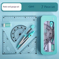 7-in-1 Precision Drafting & Geometry Measuring Tool Set
