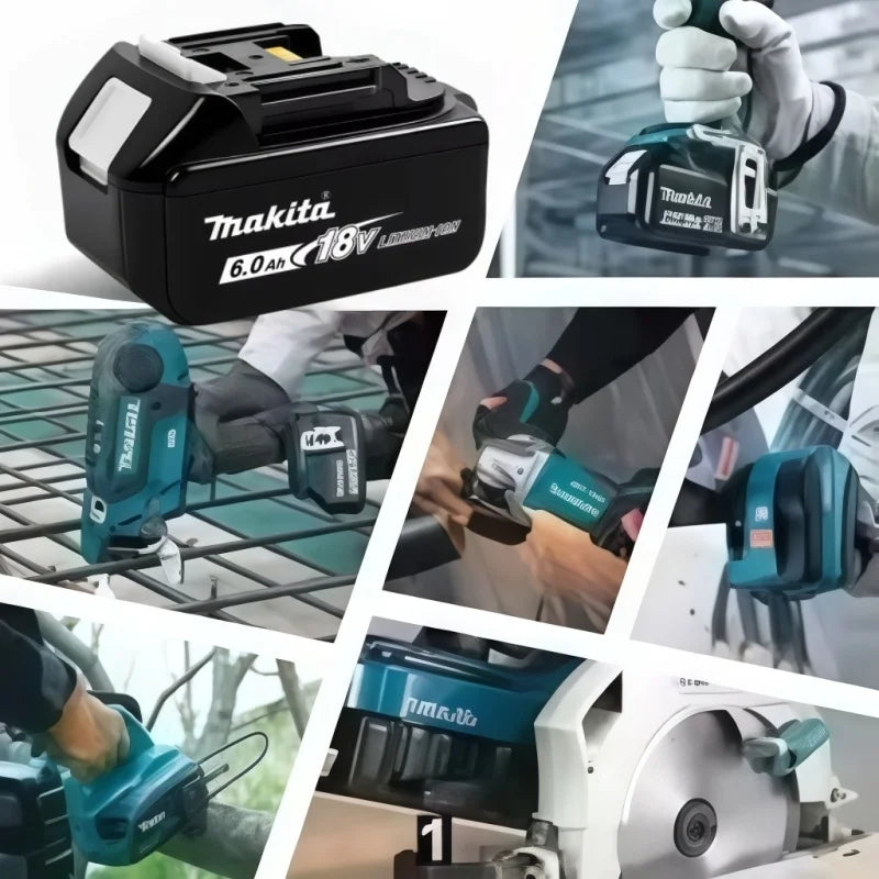 Original Makita DDF487 18V 13mm Cordless Driver Drill Kit Equipped with 6Ah Replacement Battery and Standard Charger