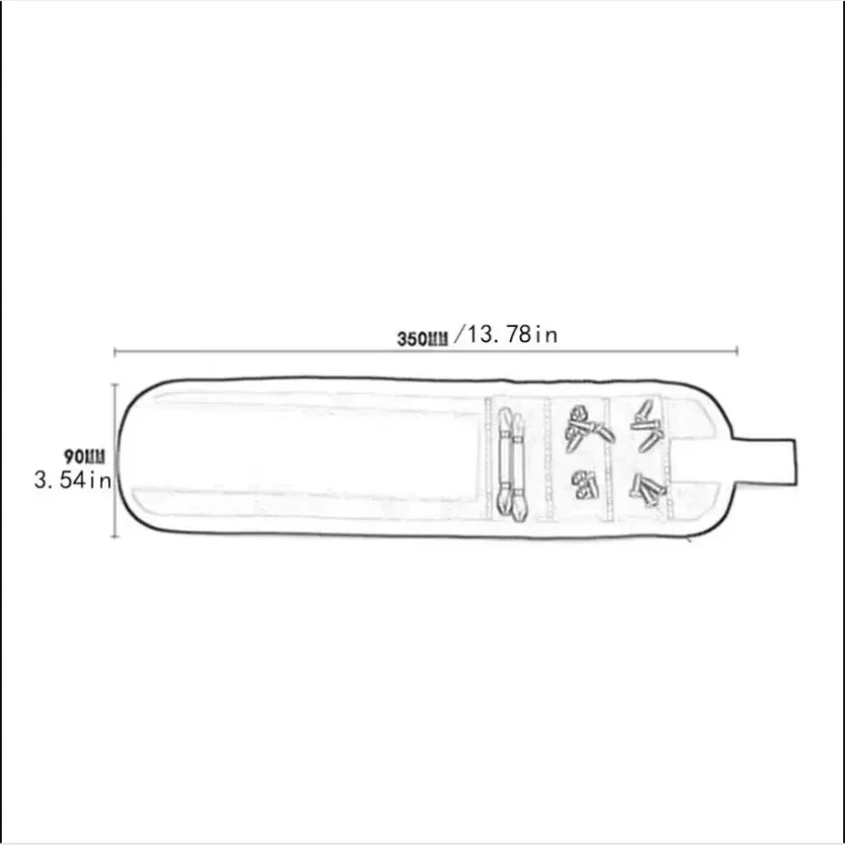 Magnetic Tool Wristband with Strong Nail Suction Working Magnetic Wristband for DIY Crafts Home Improvement