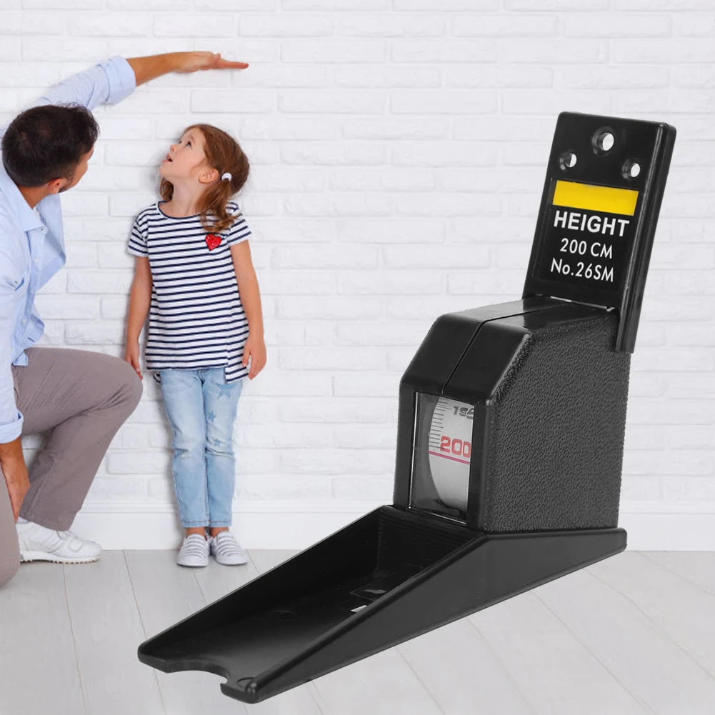 2-Meter Retractable Wall-Mounted Stature & Height Meter Tape