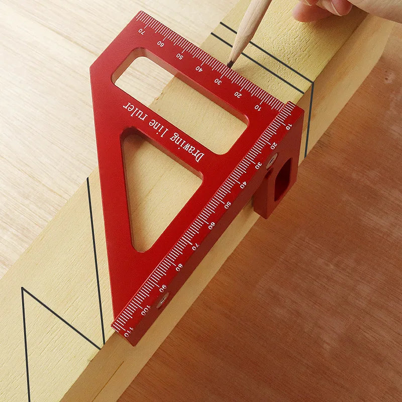 Precision Aluminum Alloy Miter Triangle Speed Square Ruler