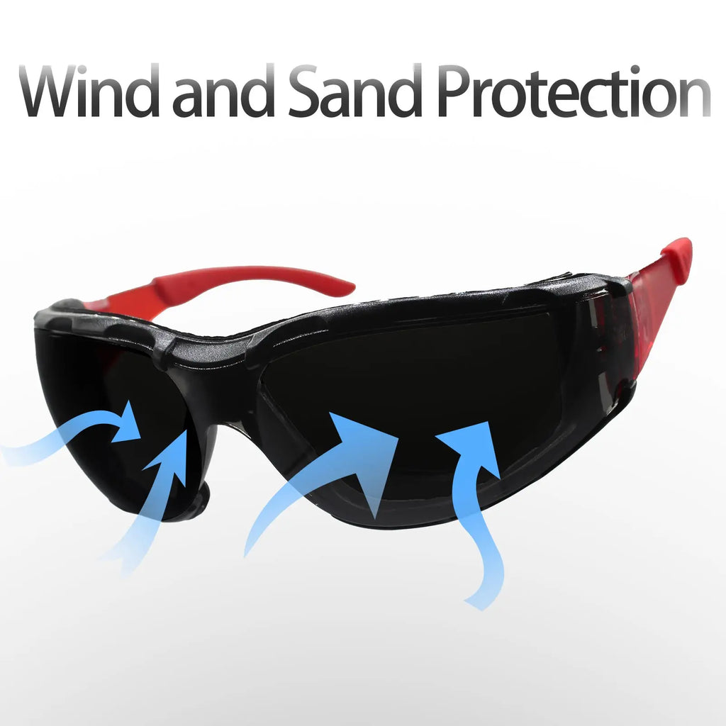 SAFETREE ANSI Z87.1 Approved Foam-Padded Safety Goggles – Anti-Fog & Anti-Scratch