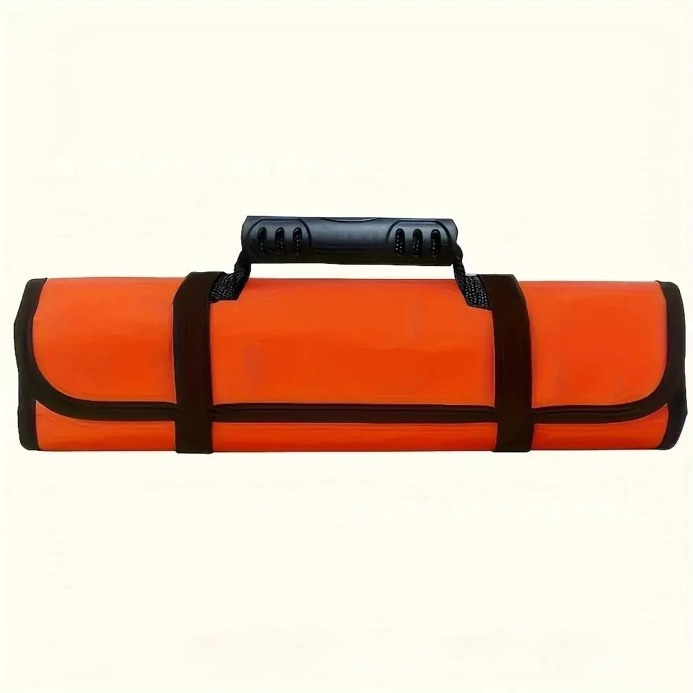 Hardware Roll-Up Tool Storage Bag with Handle, Convenient Portable Professional Tool Storage Bag