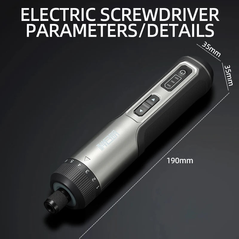 Cordless Electric Screwdriver Rechargeable 2000mah Lithium Battery Mini Drill 3.6V Power Tools Household Maintenance