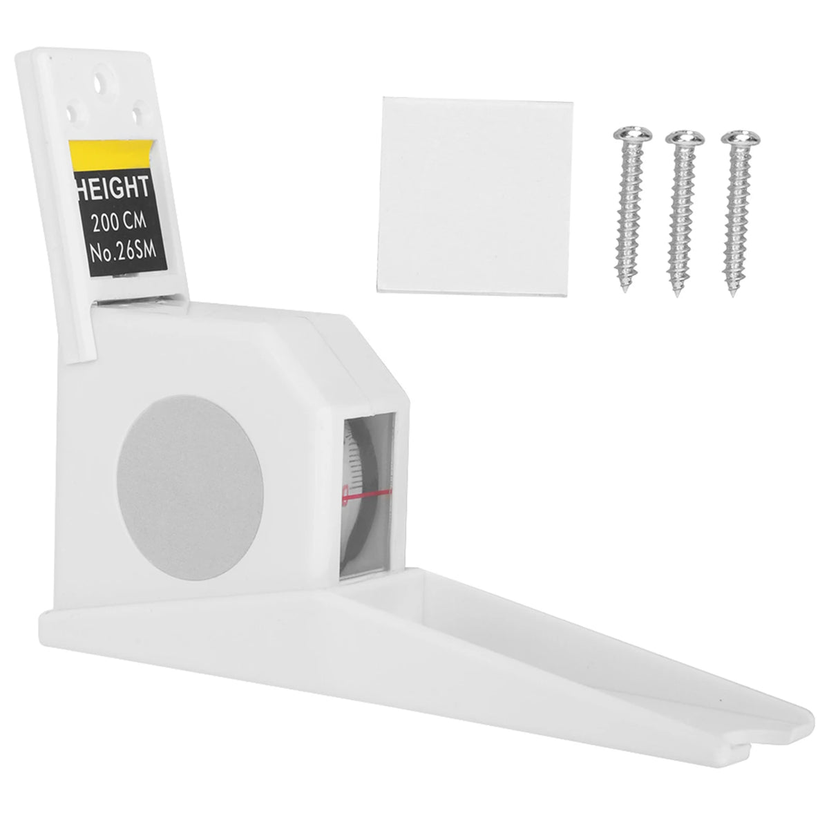 2-Meter Retractable Wall-Mounted Stature & Height Meter Tape