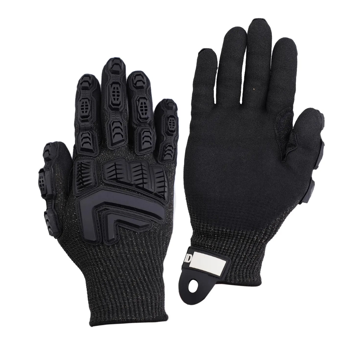 Level 5 Full Hand Cut-Resistant Gloves with Wear-Resistant TPR Patches, Touchscreen Compatibility, Slip Resistance, Cut Resistan