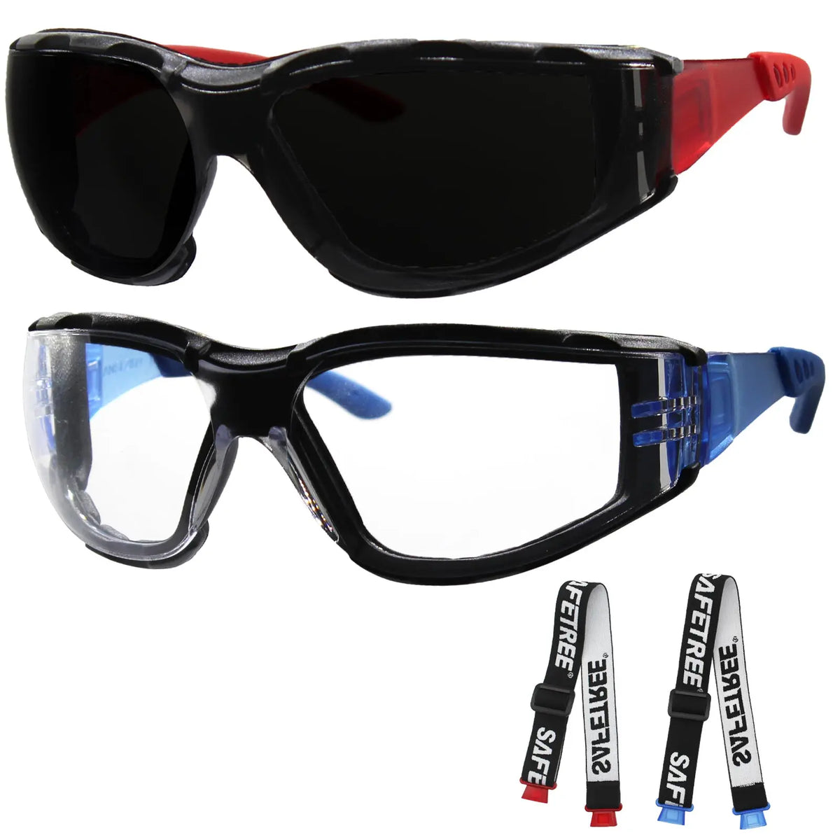SAFETREE ANSI Z87.1 Approved Foam-Padded Safety Goggles – Anti-Fog & Anti-Scratch